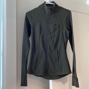 Dark Olive Green Lululemon Define Jacket Size 6